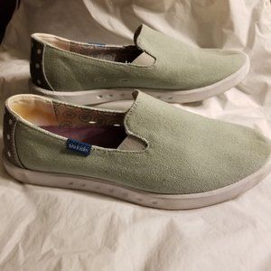 Green Delta Slip-On Sneaker by Blu Kicks sz 10w